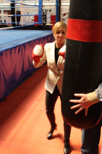 Jenny Bartelt läuft sich warm für die Europawahl